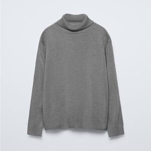 NWOT Zara Gray Turtleneck Sweater